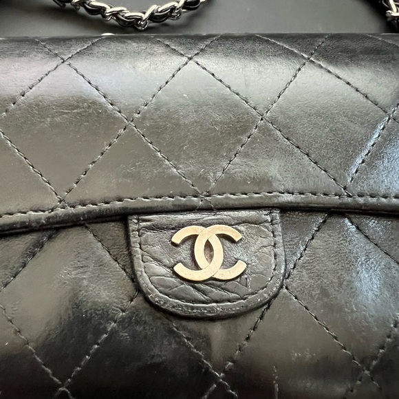 Reserved-CHANEL Matelasse gusseted flap wallet - Picture 12 of 17